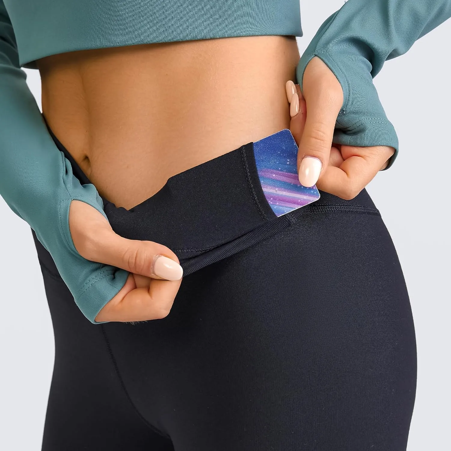 20"/ 25"/ 30" High Waisted Yoga Leggings No Front Seam Compression Workout Leggings/Flared Pants/Warm Leggings
