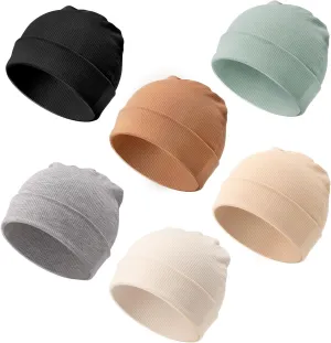 Baby Newborn Hats for Unisex Infant Toddler Soft Beanie Warm Cap Newborn Hospital Hats for Baby Boy Girl 0-24 Months