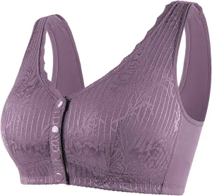 Daisy Bras for Women High Support Everyday Bra Comfortable Convenient Cotton Bras for Older Women Sports Bralette