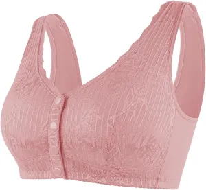 Daisy Bras for Women High Support Everyday Bra Comfortable Convenient Cotton Bras for Older Women Sports Bralette