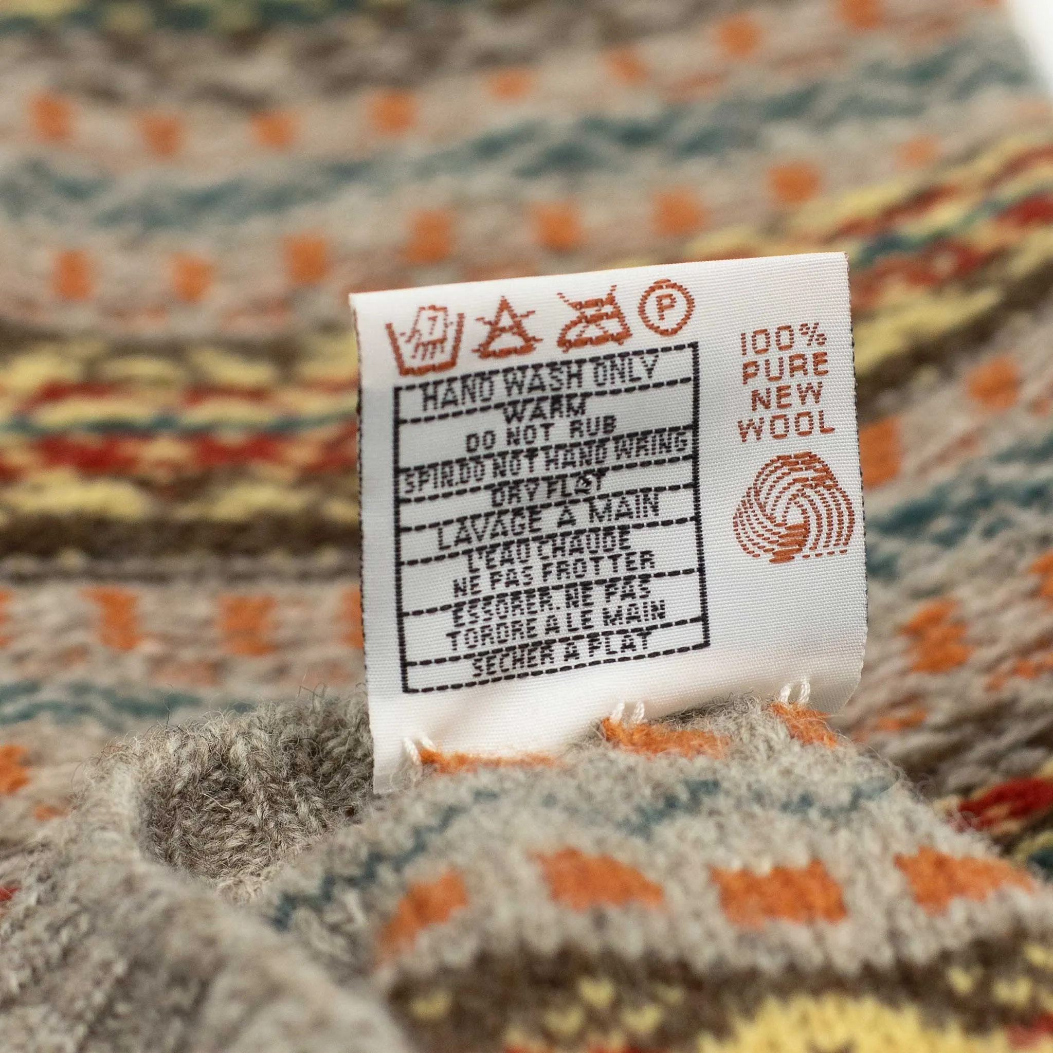 Exclusive Reverse Duke Fair Isle crewneck sweater  (10th anniversary capsule)