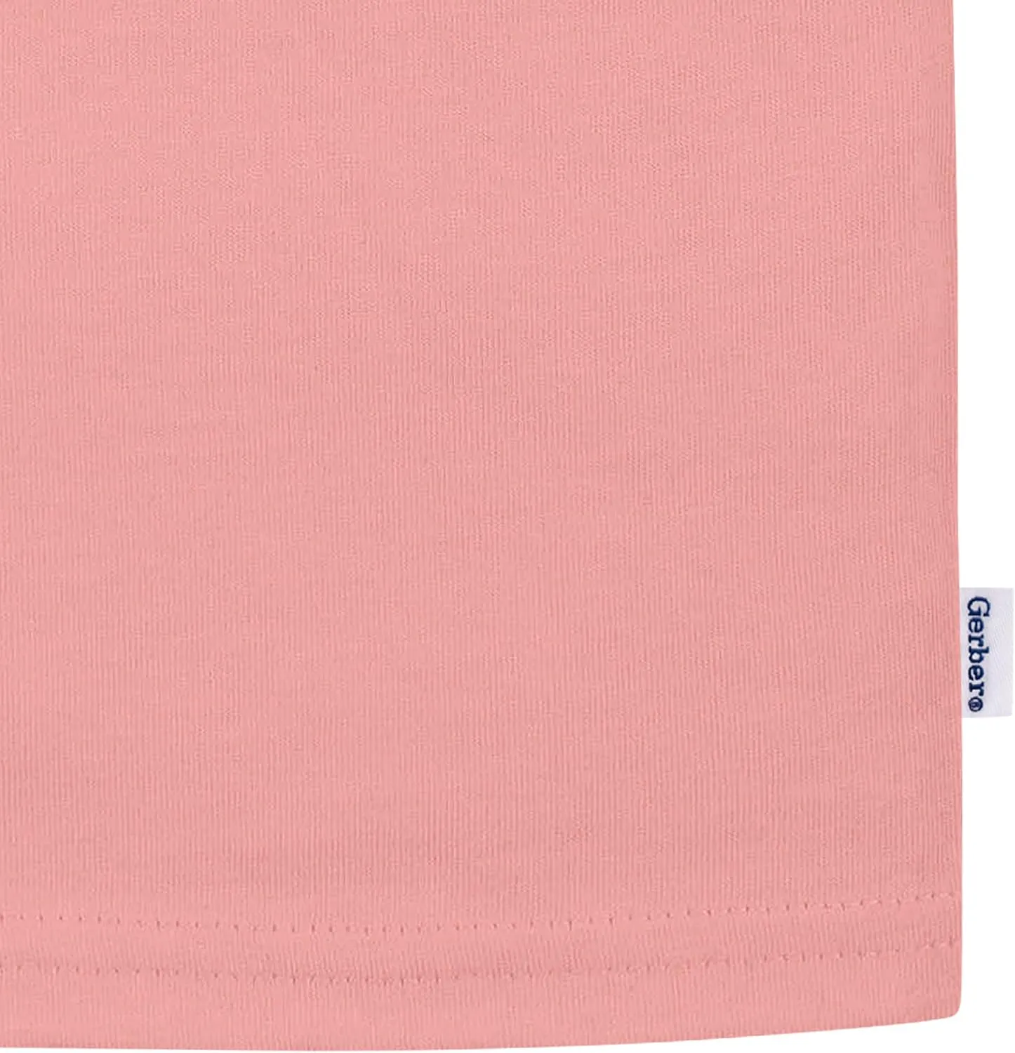 Gerber Baby Toddler 5-Pack Solid Short Sleeve T-Shirts Jersey 160 GSM