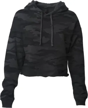 Global Blank Women's Crop Hoodie Long Sleeve Crop Top Sweatshirt with Hood for Women