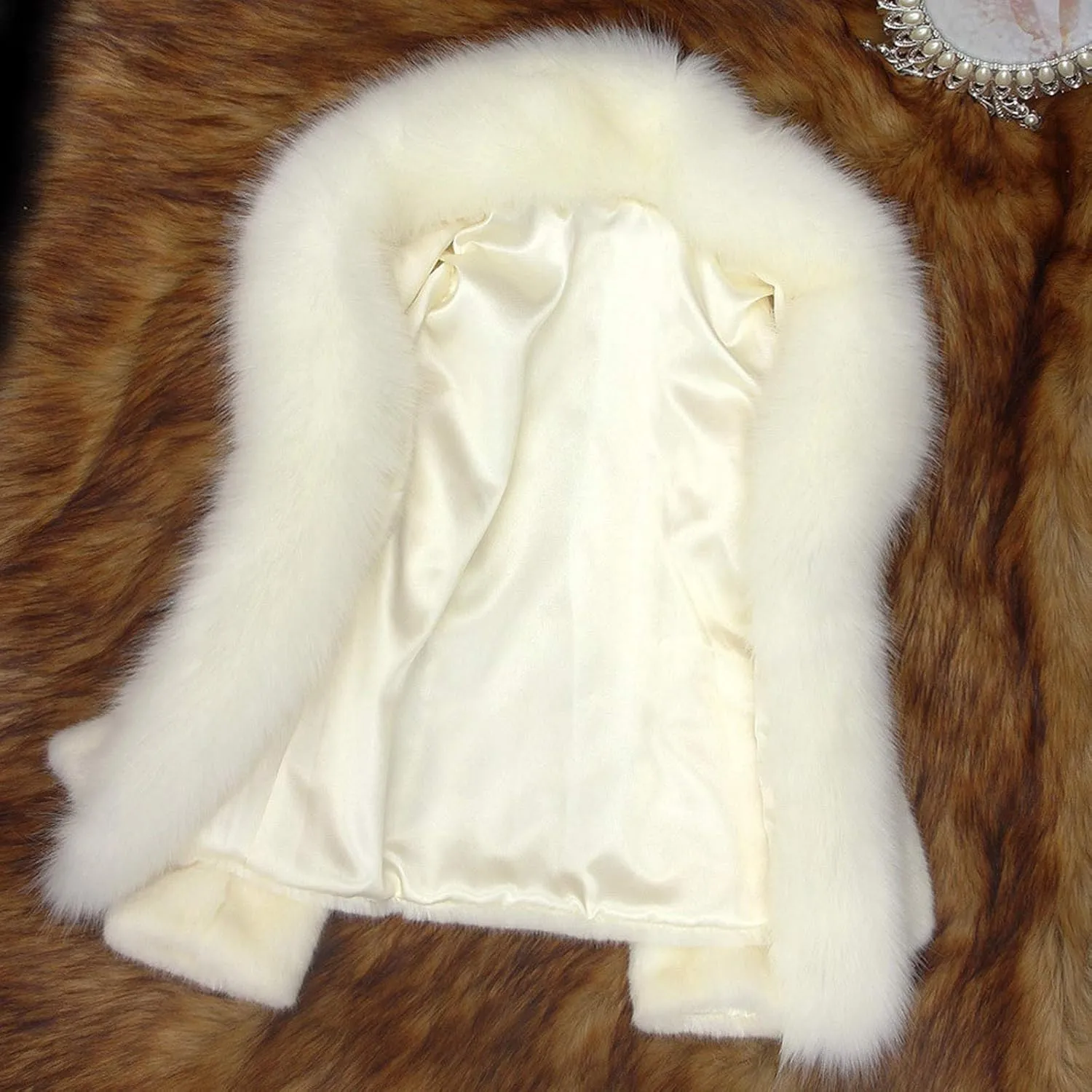 Women's Faux Fur Jacket Shawl Overcoat 2024 Winter Fashion Evening Party Warm Coats Thick Jackets Open Front Cardigan